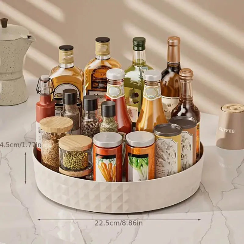 Étagère à Épices Rotative — Organisateur Cuisine Gain de Place