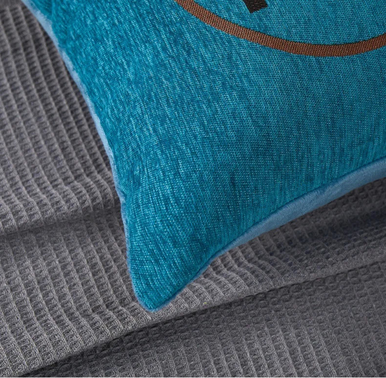 Housse de Coussin Tricot Câble Luxe — Douce & Confortable