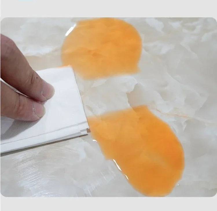 Papier Adhésif Marbre Salle de Bain — Vinyle Imperméable & Repositionnable