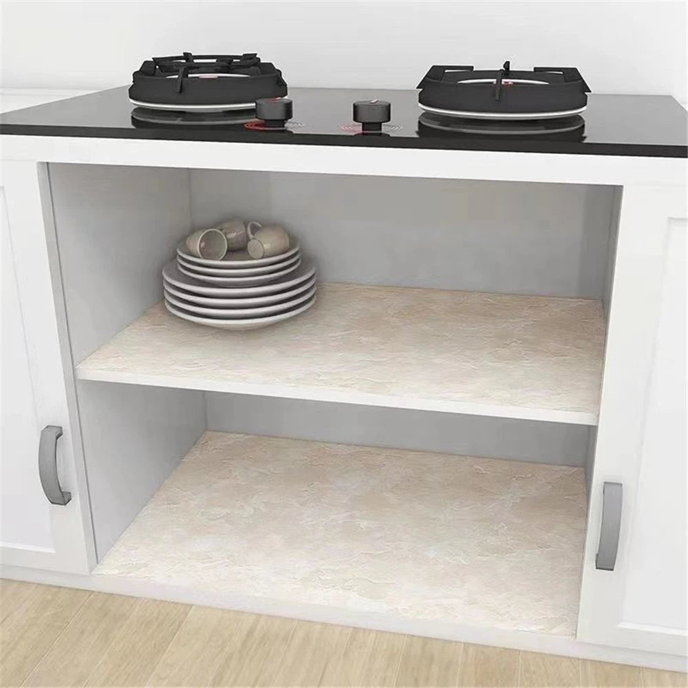 Papier Adhésif Marbre Imperméable — Revêtement Cuisine & Décoration