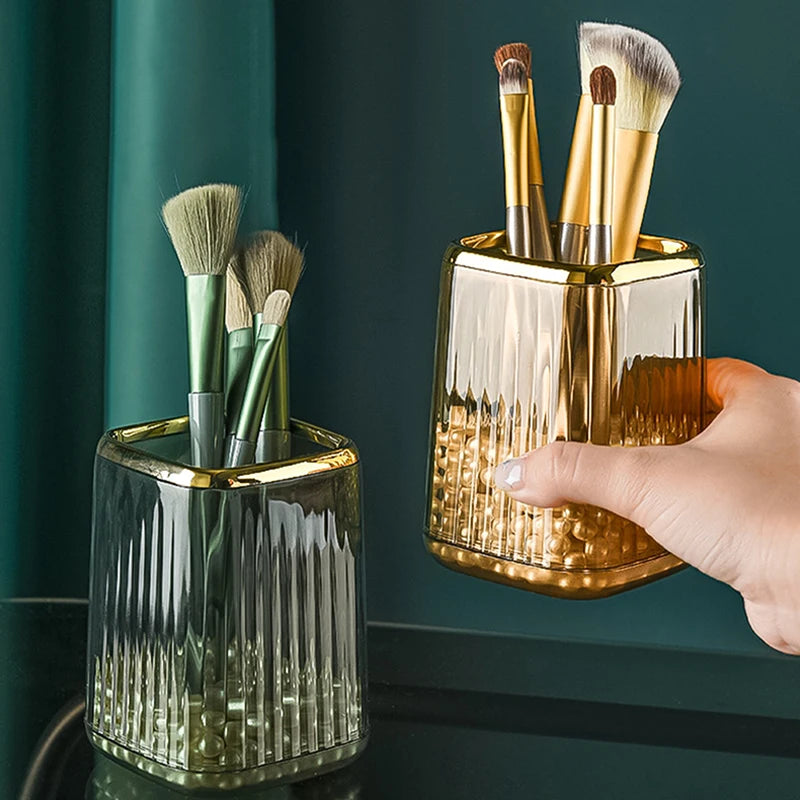 Organisateur Maquillage de Luxe — Rangement Pinceaux & Cosmétiques