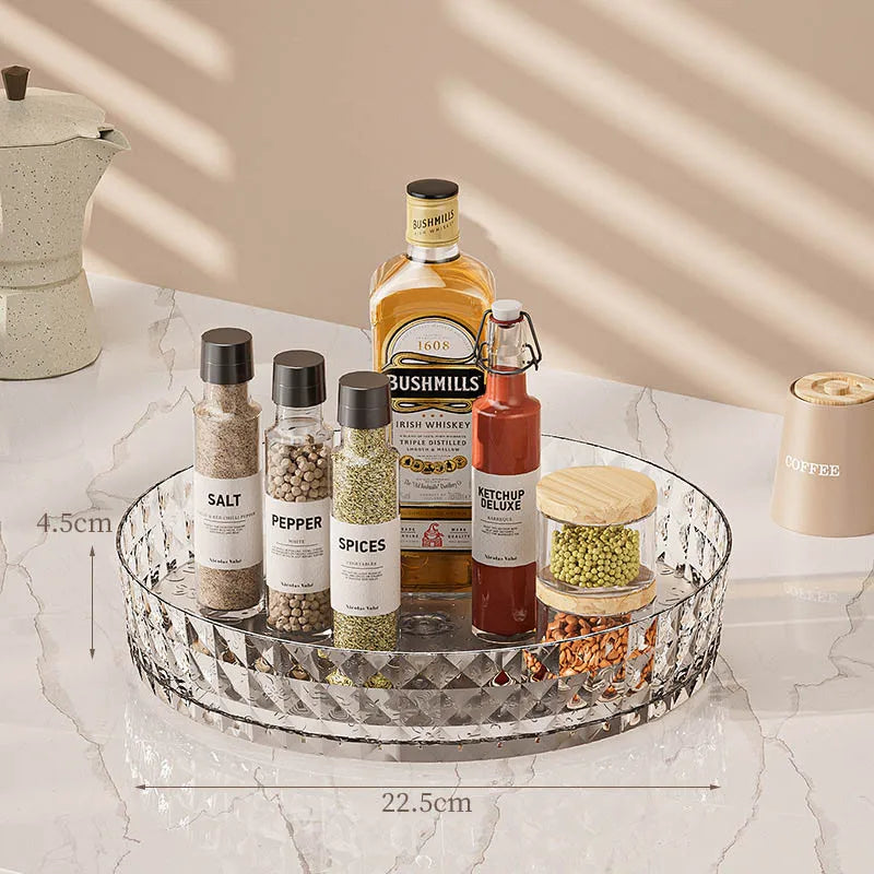Étagère à Épices Rotative — Organisateur Cuisine Gain de Place