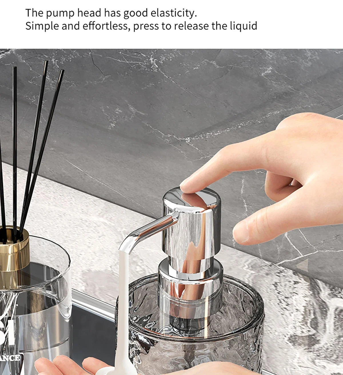Distributeur Savon Rechargeable — Cuisine & Salle de Bain