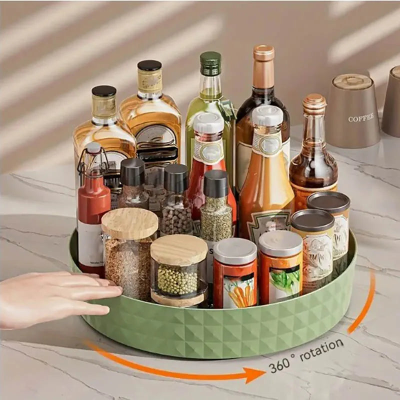 Étagère à Épices Rotative — Organisateur Cuisine Gain de Place