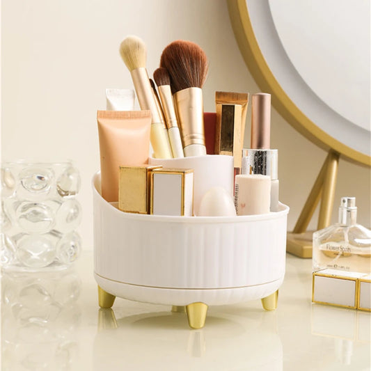Organisateur Cosmétiques Rotatif 360° — Bureau & Salle de Bain