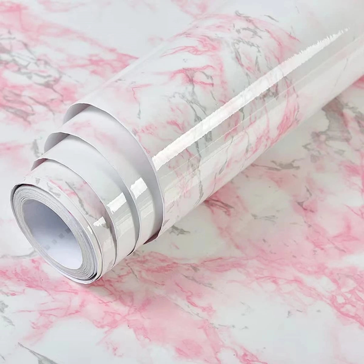 Papier Adhésif Marbre Imperméable — Revêtement Cuisine & Décoration