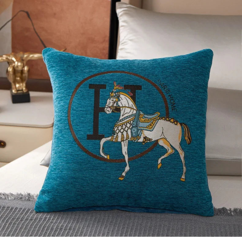 Housse de Coussin Tricot Câble Luxe — Douce & Confortable