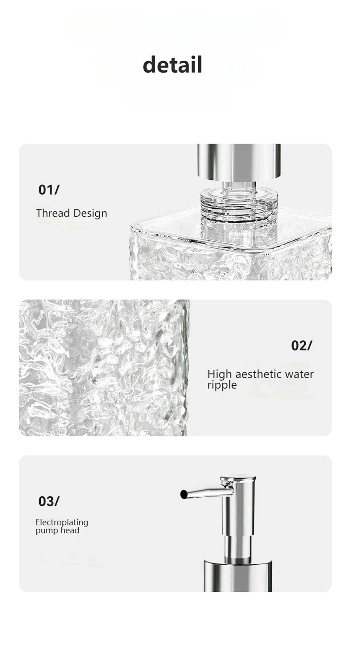 Distributeur Savon Rechargeable — Cuisine & Salle de Bain