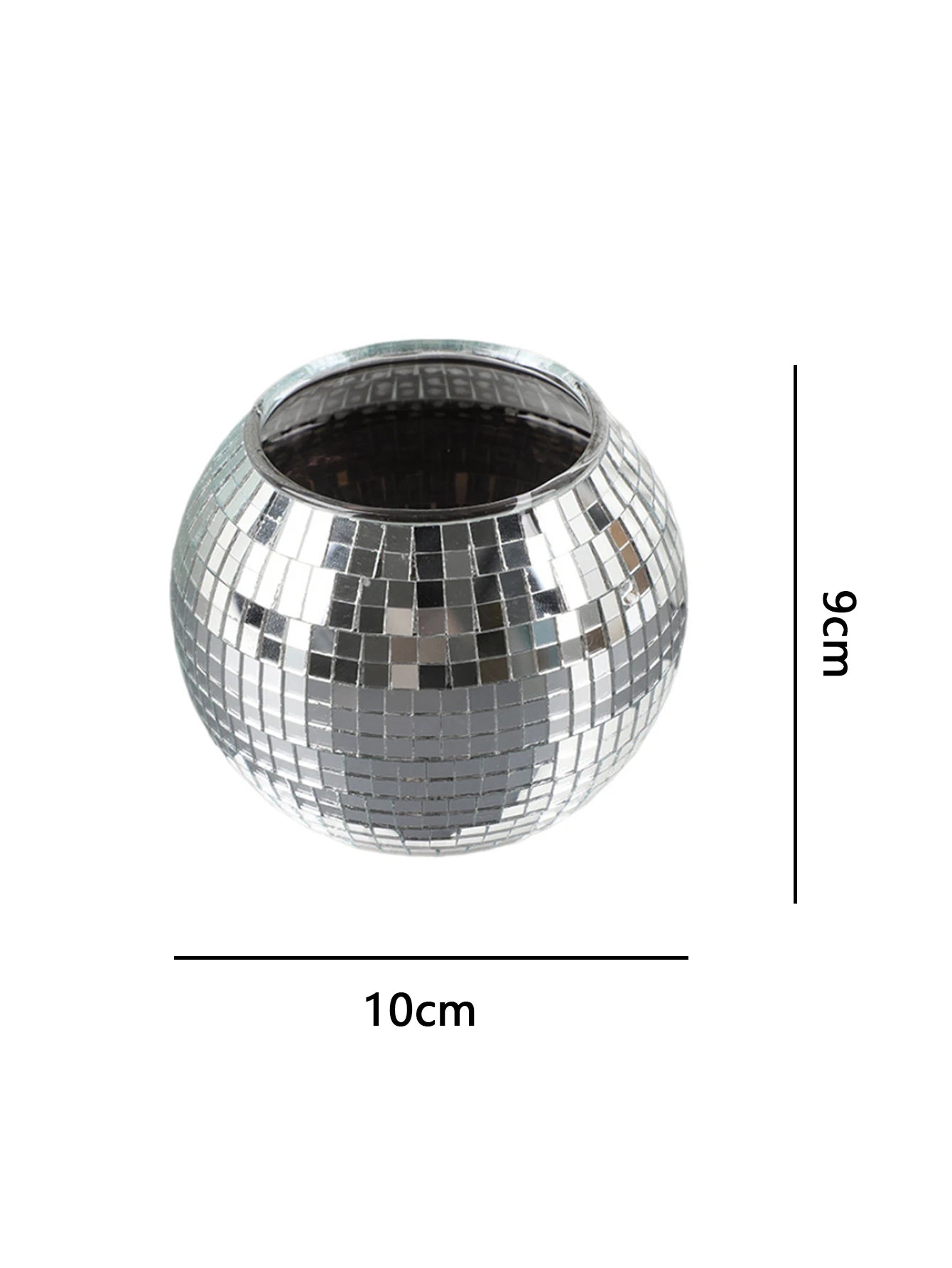 Vase Rond en Verre — Décoration Florale Salon & Table