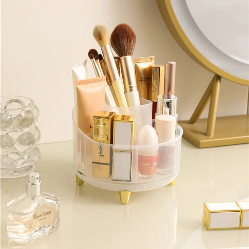 Organisateur Cosmétiques Rotatif 360° — Bureau & Salle de Bain