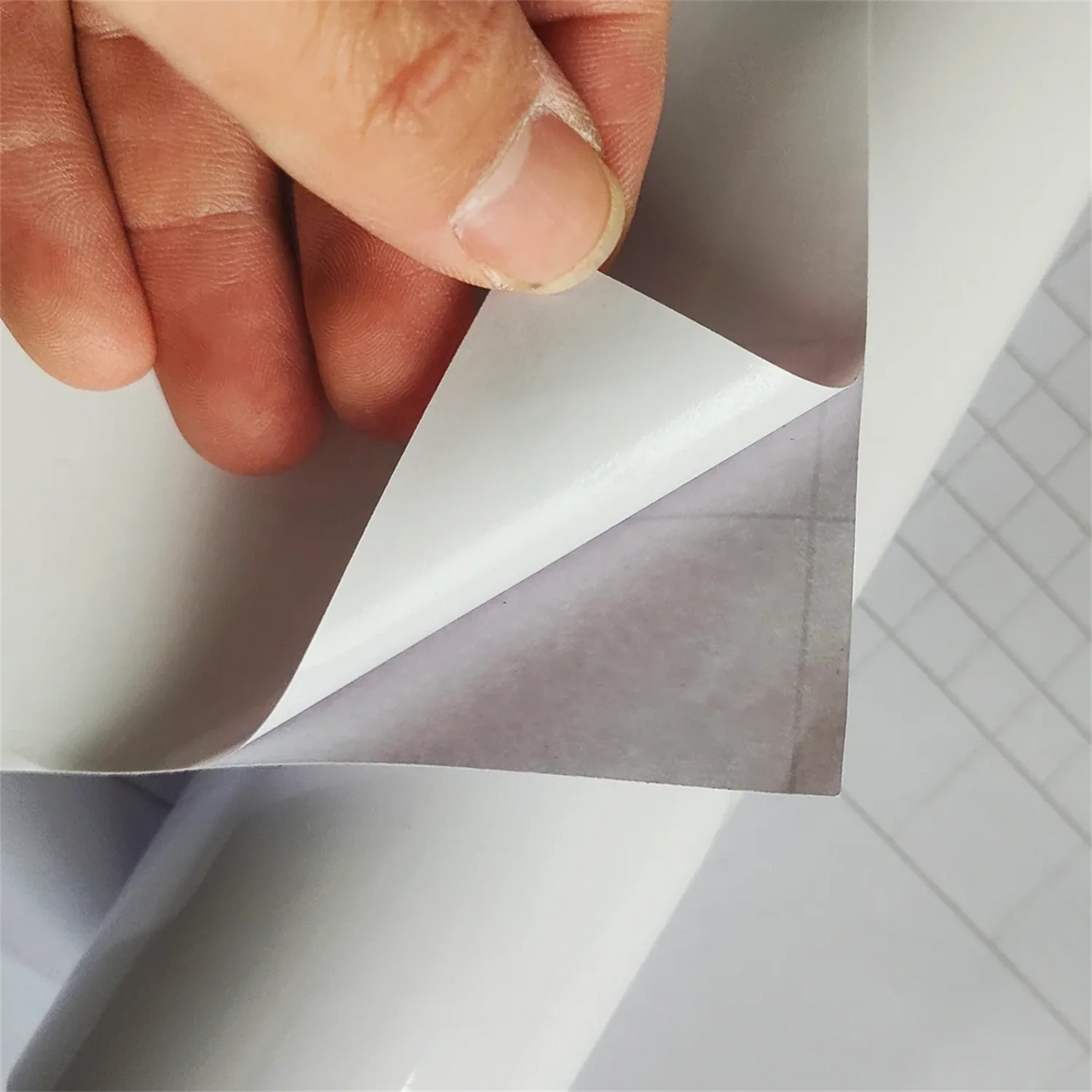 Papier Adhésif Marbre Imperméable — Revêtement Cuisine & Décoration