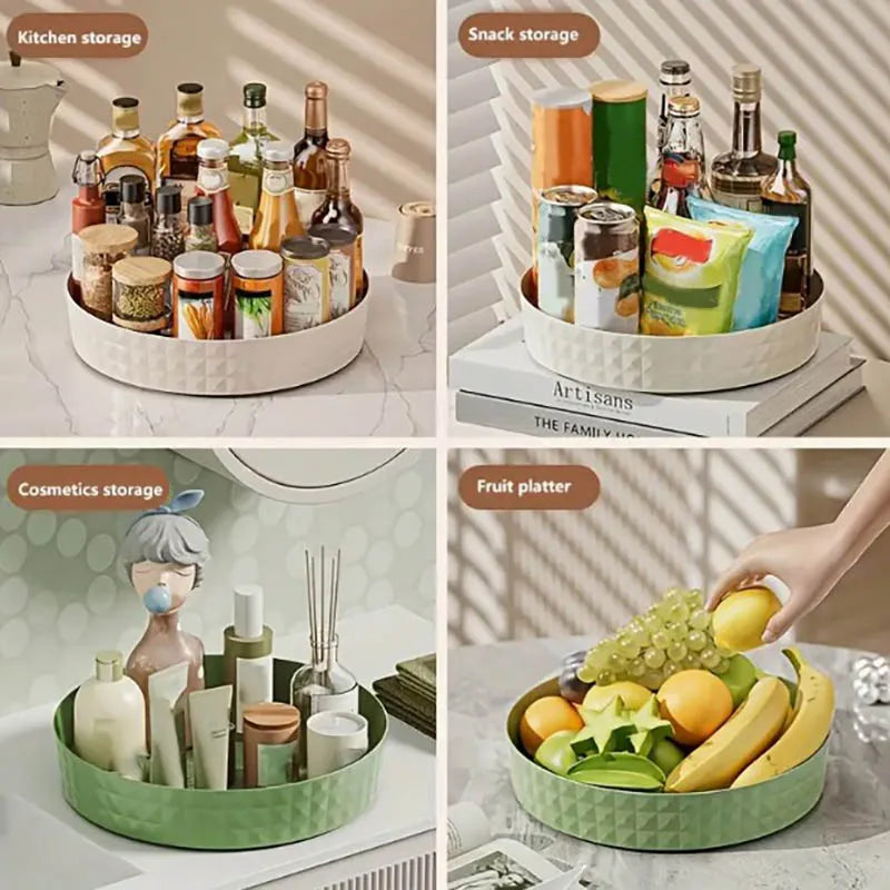 Étagère à Épices Rotative — Organisateur Cuisine Gain de Place
