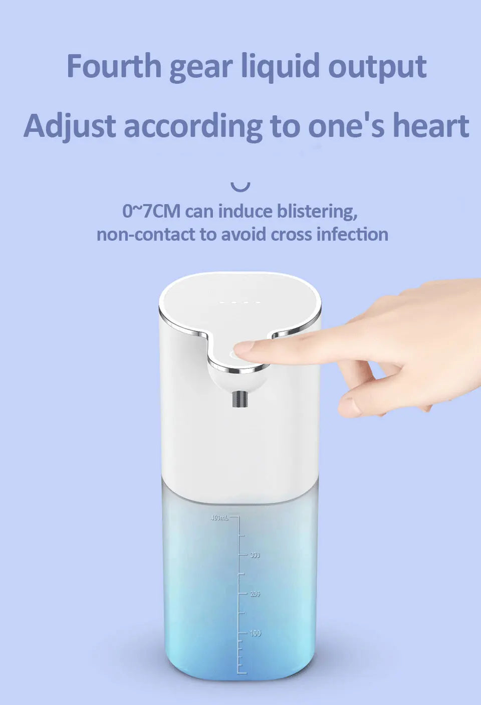 Distributeur Savon Automatique 400ml USB — Capteur Sans Contact