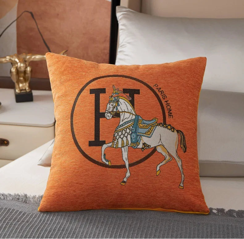Housse de Coussin Tricot Câble Luxe — Douce & Confortable