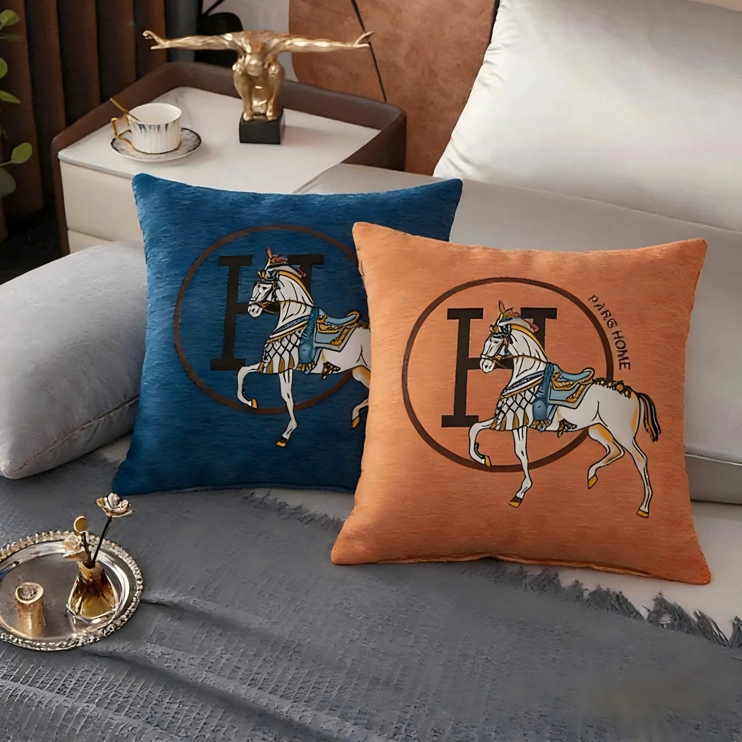 Housse de Coussin Tricot Câble Luxe — Douce & Confortable