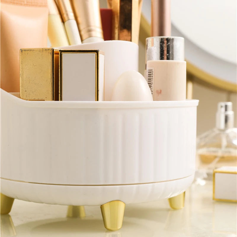 Organisateur Cosmétiques Rotatif 360° — Bureau & Salle de Bain