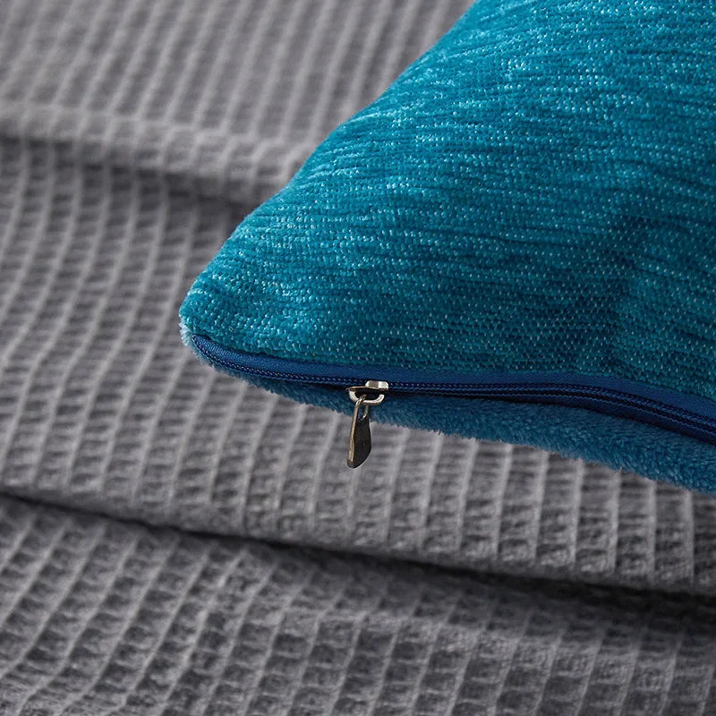 Housse de Coussin Tricot Câble Luxe — Douce & Confortable