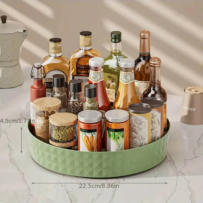 Étagère à Épices Rotative — Organisateur Cuisine Gain de Place