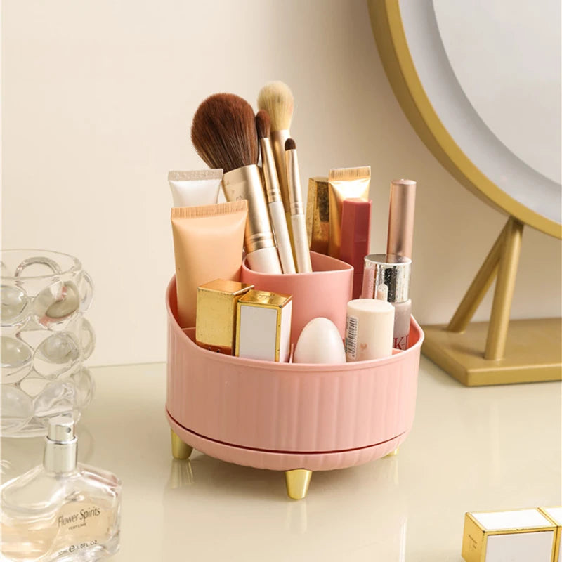 Organisateur Cosmétiques Rotatif 360° — Bureau & Salle de Bain