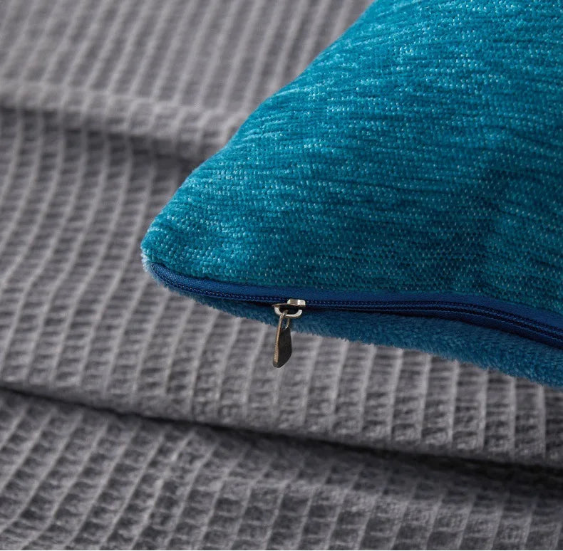 Housse de Coussin Tricot Câble Luxe — Douce & Confortable