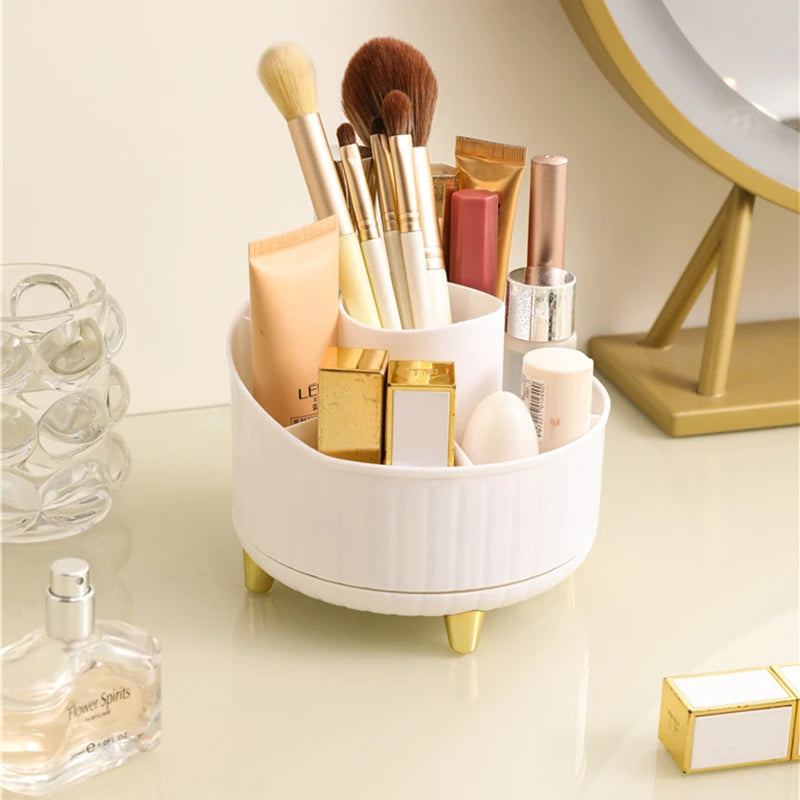 Organisateur Cosmétiques Rotatif 360° — Bureau & Salle de Bain