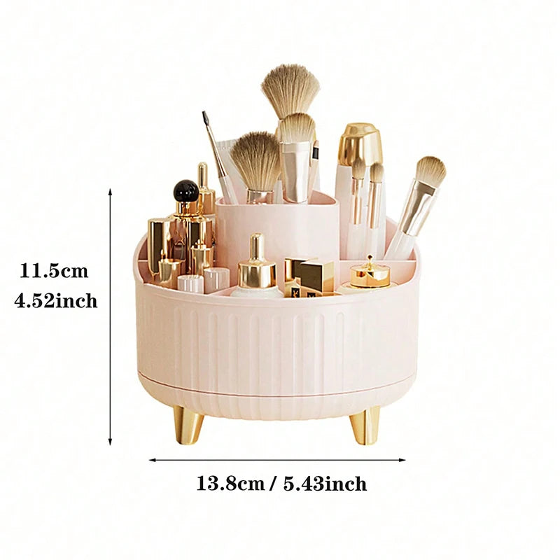 Organisateur Cosmétiques Rotatif 360° — Bureau & Salle de Bain