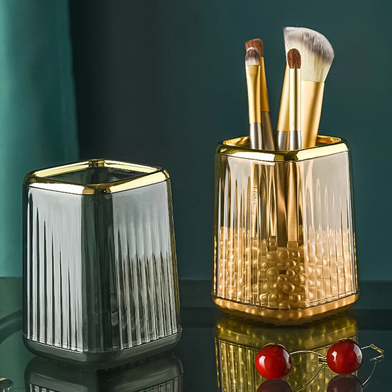 Organisateur Maquillage de Luxe — Rangement Pinceaux & Cosmétiques